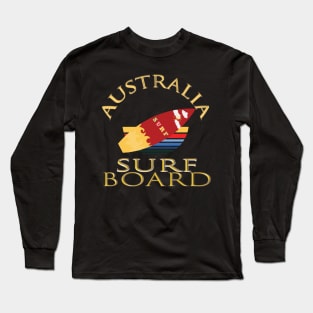 Australia surf board Long Sleeve T-Shirt